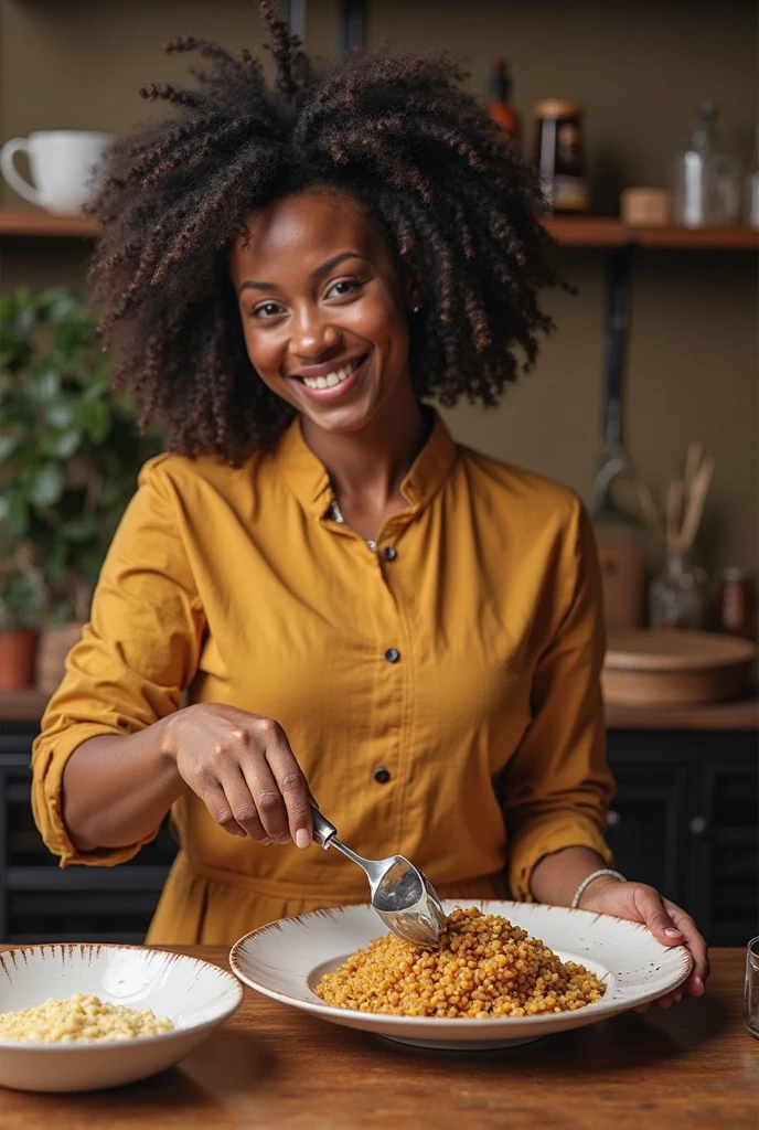 Dessert thiakry à base de millet bio